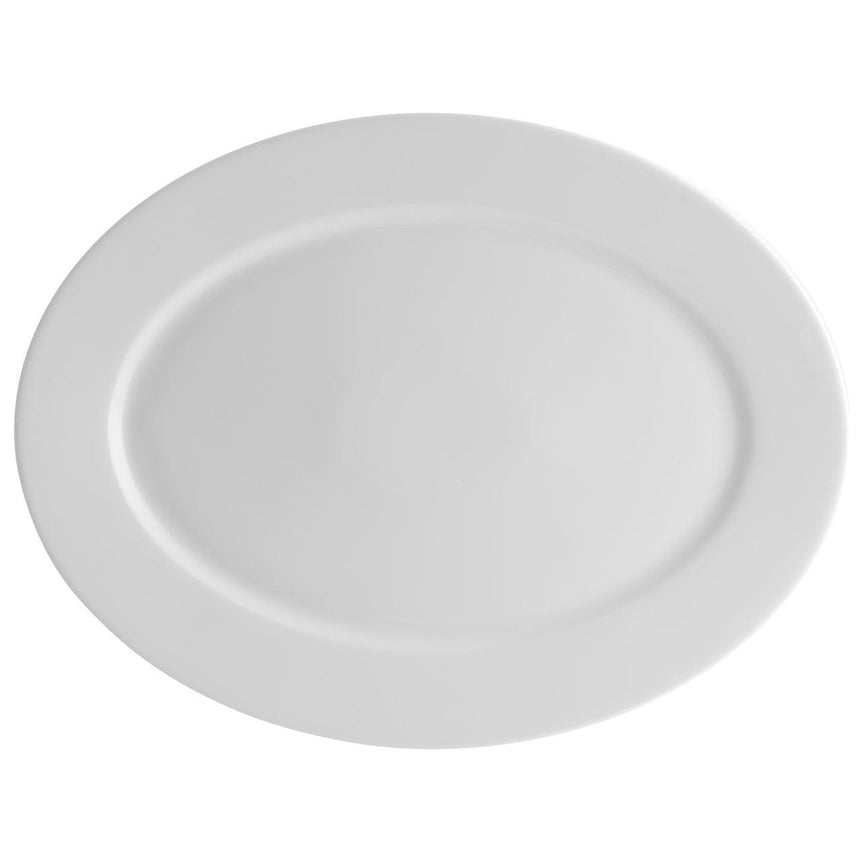 Broadway White - Small Oval Platter - LAZADO