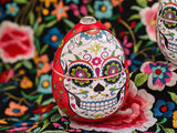decorative skull candle
