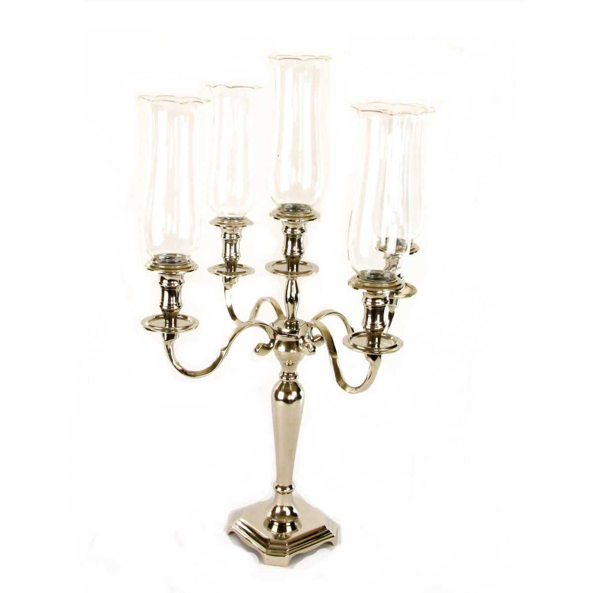 CANDLESTICK 5 FLAMES 53 CM WITH GLASSES - LAZADO