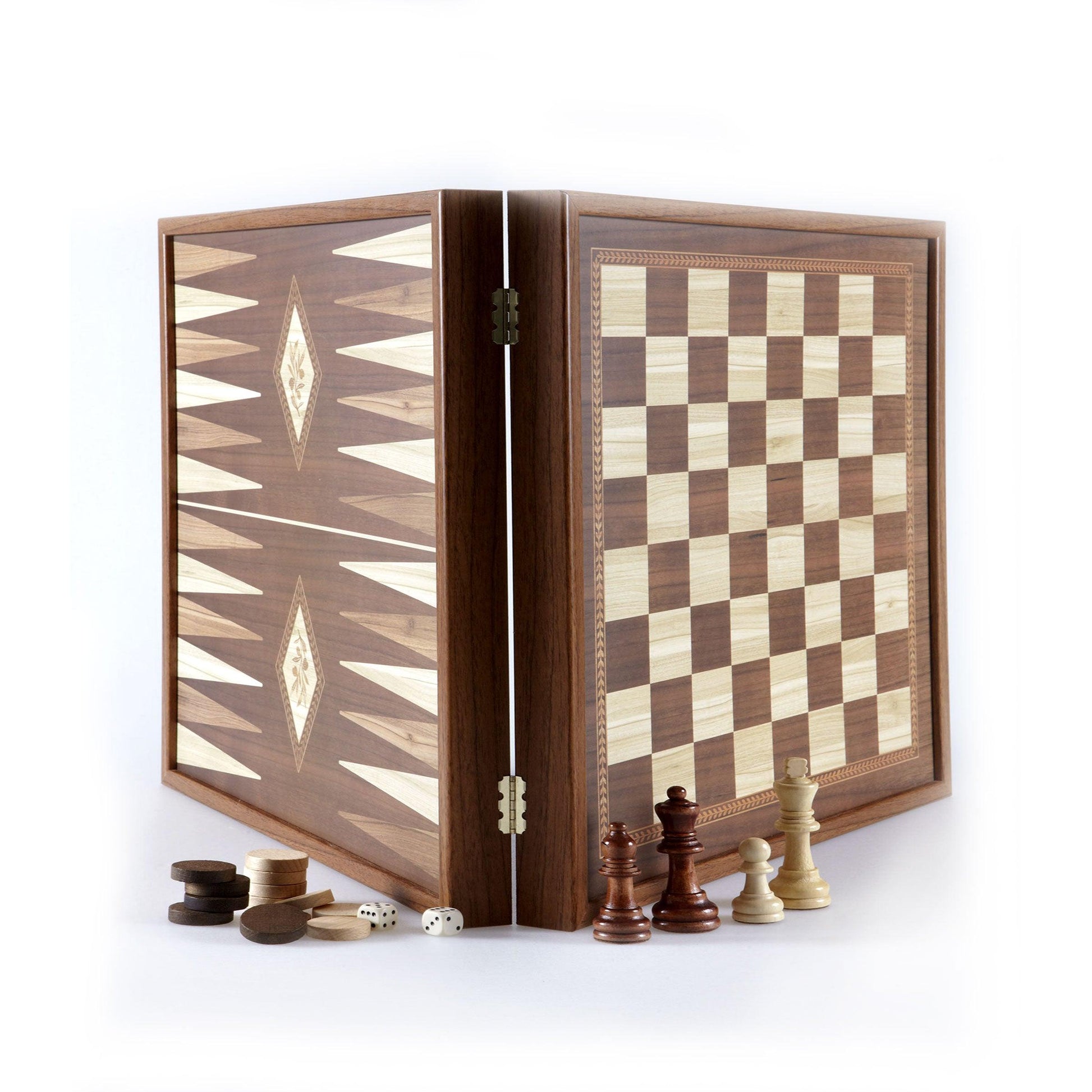CLASSIC STYLE 2 in 1 Combo Game Chess/Backgammon Large - LAZADO