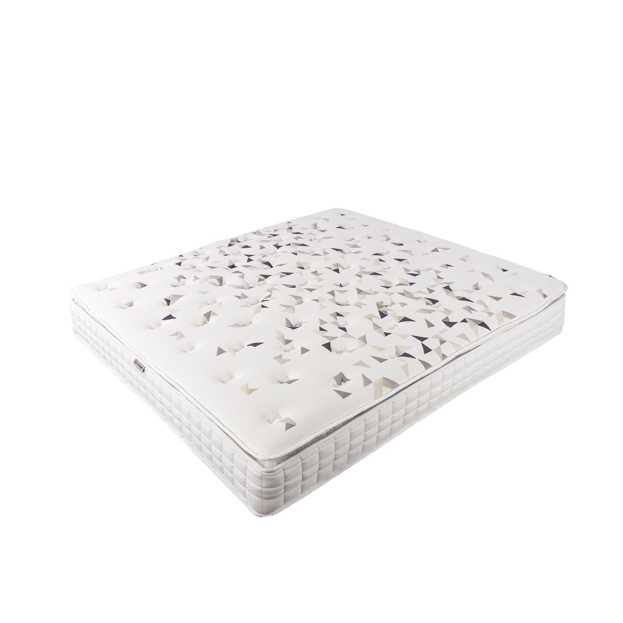 Hybrid mattress with natural latex and independent 7-zone pocket springs 160×200