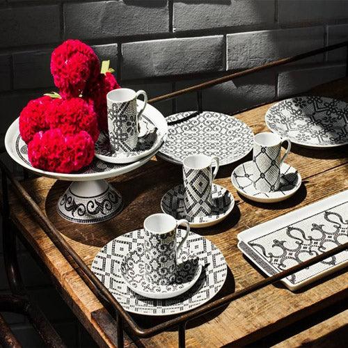 Calcada Portuguesa - Set 4 Coffee Cups & Saucers by Vista Alegre - Alternate Angle
