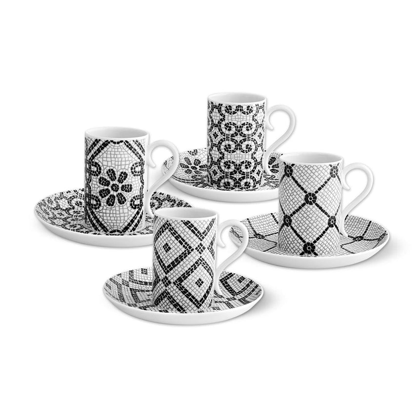 Calcada Portuguesa - Set 4 Coffee Cups & Saucers - LAZADO