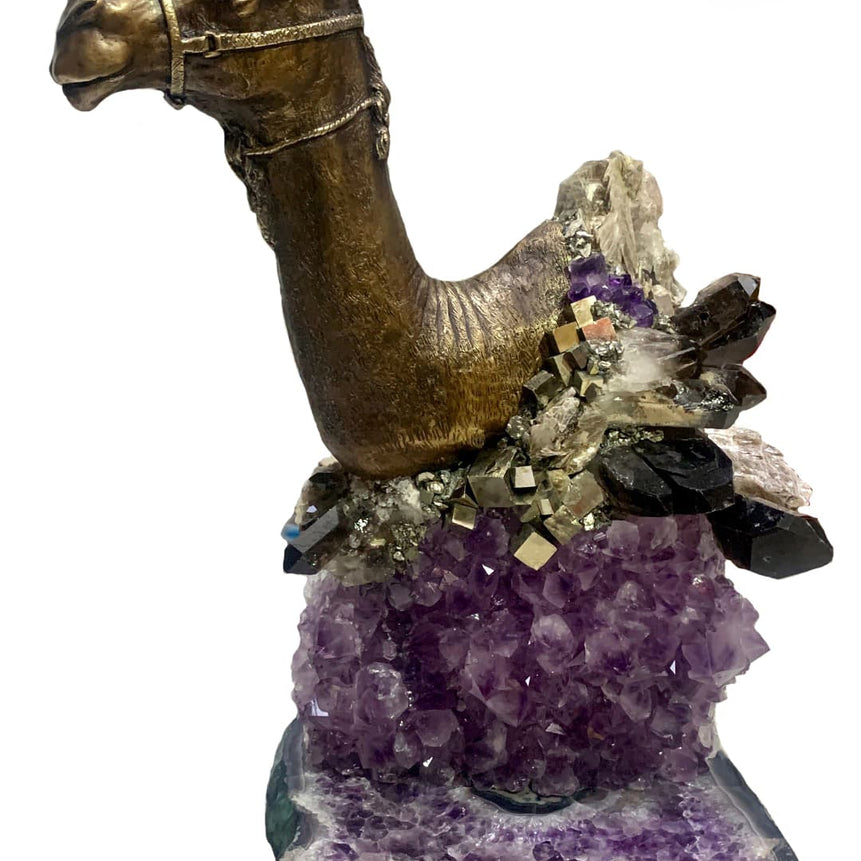 Camel Head - camel sculpture with precious stones - LAZADO