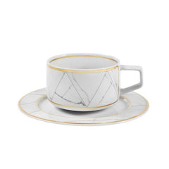 Carrara - Tea Cup & Saucer - LAZADO