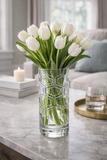 Hexagon Vase – Distinctive Handmade 30% Crystal Masterpiece by Vista Alegre - Main View