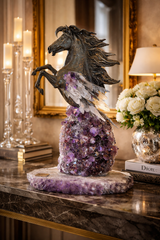 Hierarchy horse - Horse sculptures with precious stones by Ebano - Main View