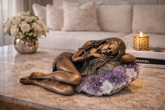 Sandra - Human sculpture with precious stones by Ebano - Main View