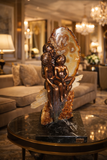 Maternity - Human sculpture with precious stones by Ebano - Main View