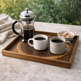 WOODEN TRAY with natural Walnut trunk by Manopoulos - Main View