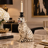 Candleholder – Seated Cheetah