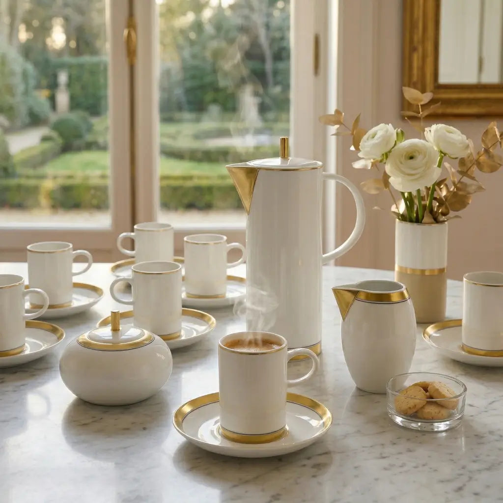 Coffee Set DOMO GOLD (15 Parts) by Vista Alegre - Main View