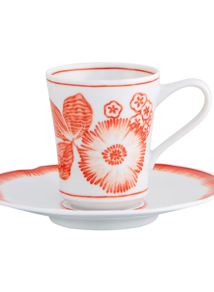Coralina - Coffee Cup and Saucer - LAZADO