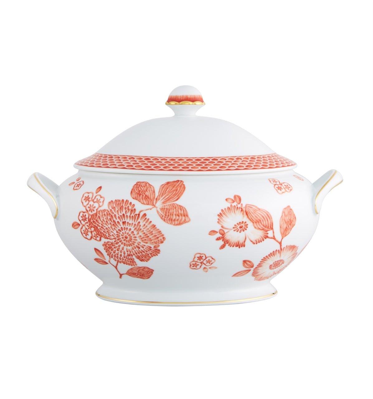 Tureen- CORALINA 1 Luxury Dinnerware Set (63 Pieces)