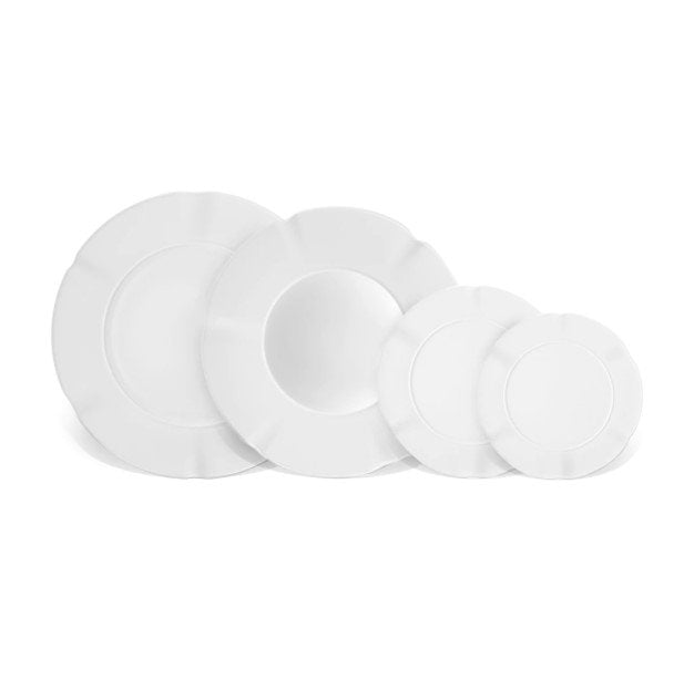 Crown White - 16 pieces dinner set - LAZADO