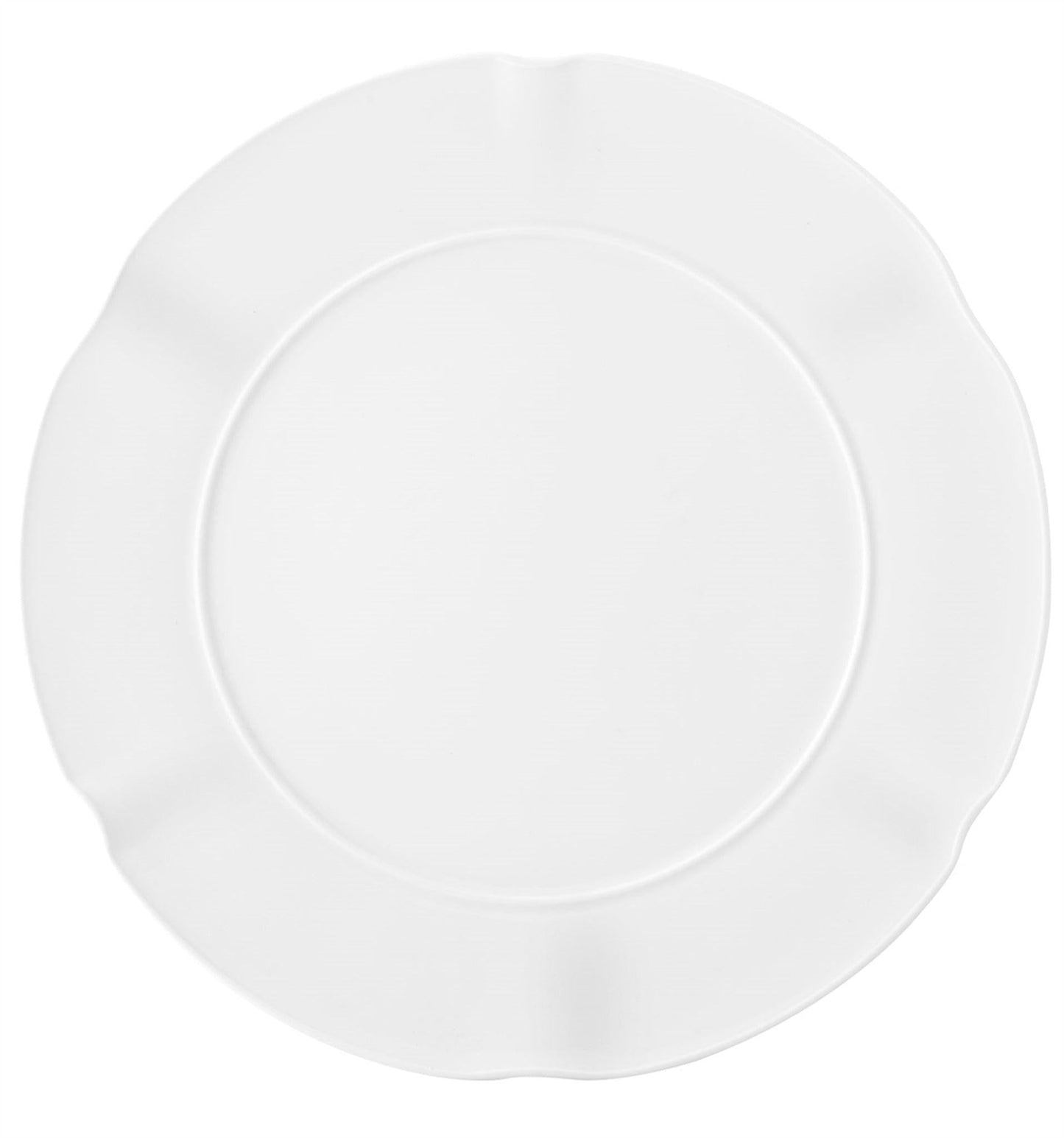 Crown White - Dessert Plate (4 plates) - LAZADO