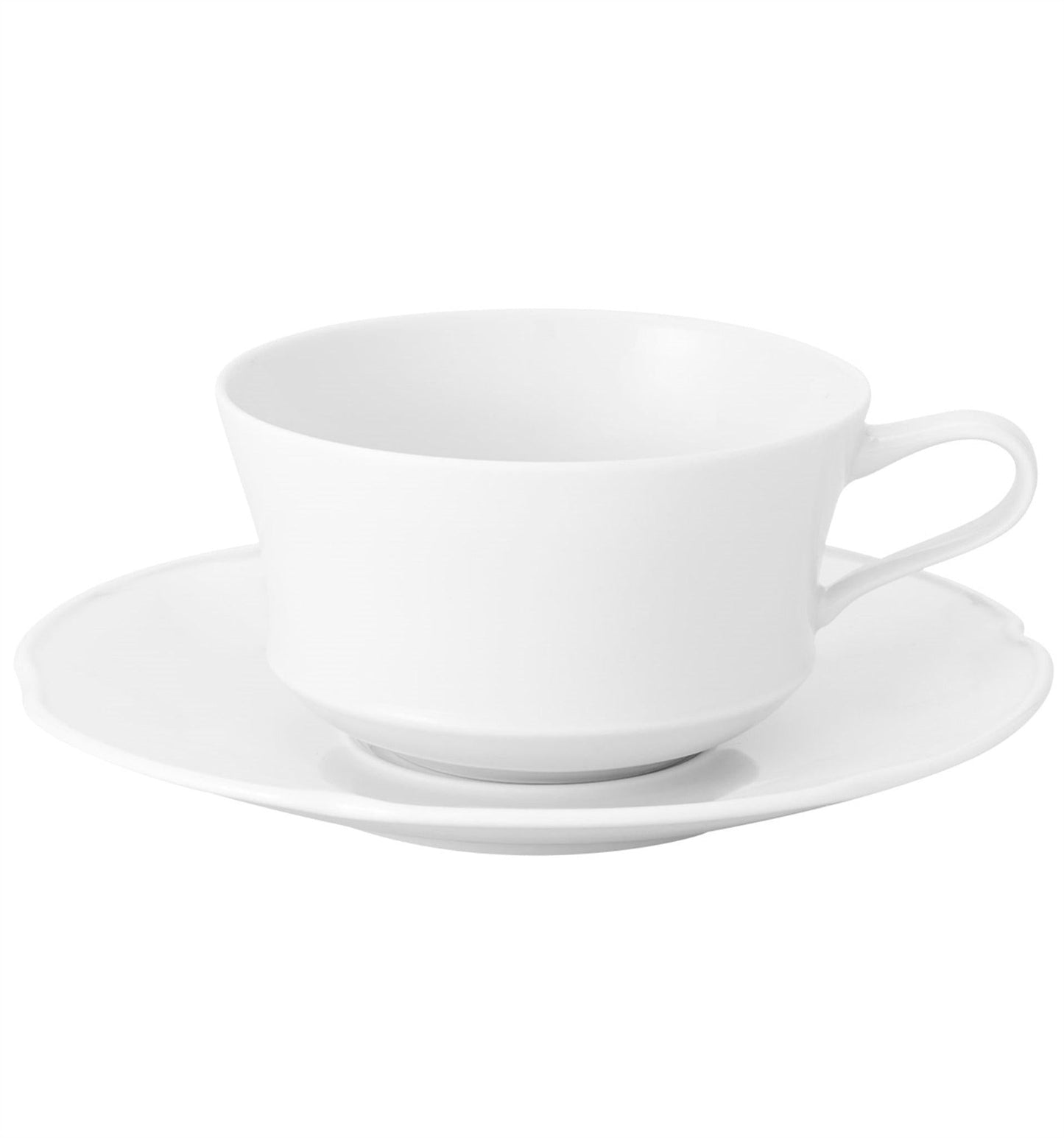 Crown White - Tea Cup & Saucer - LAZADO