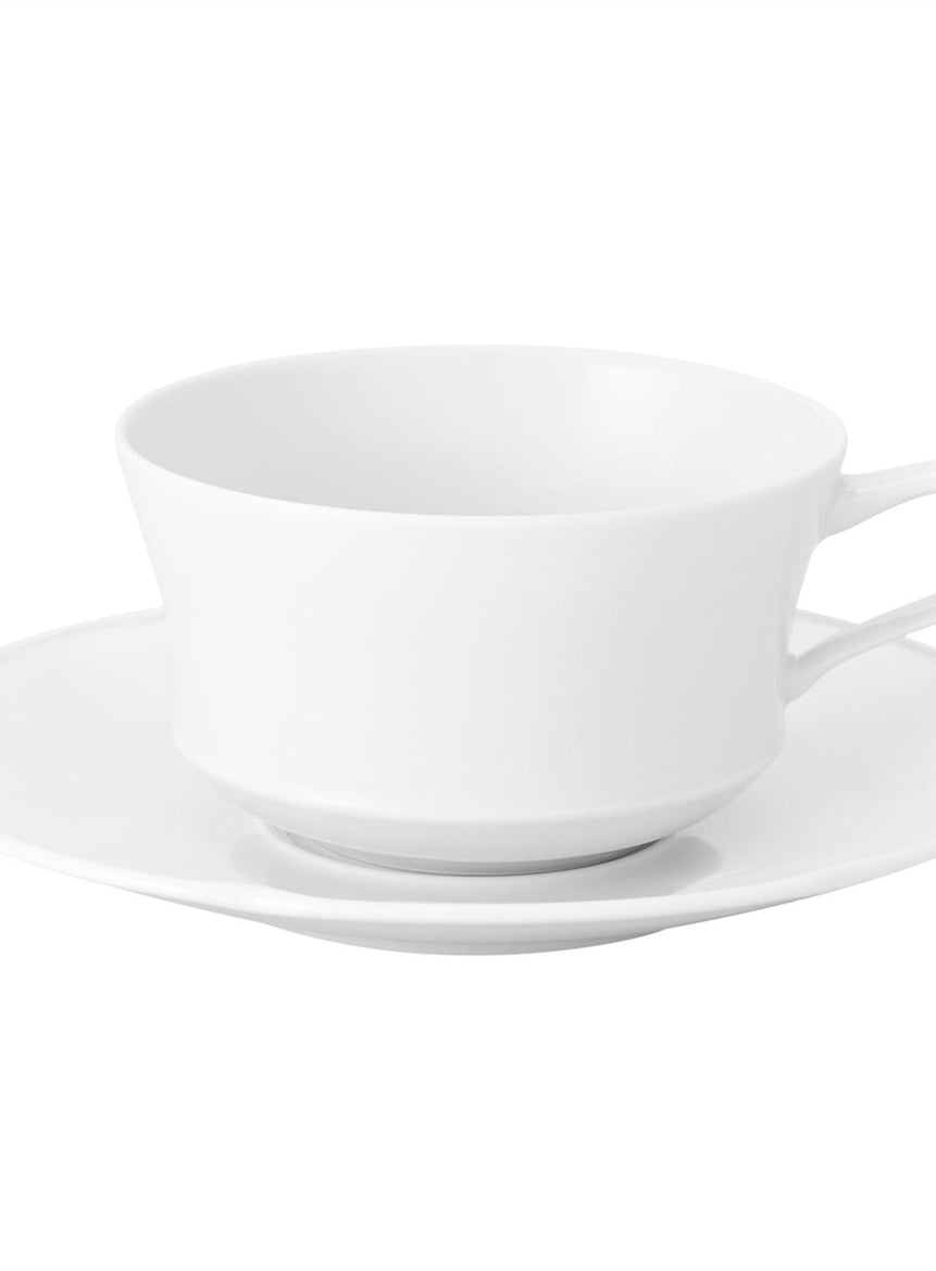 Crown White - Tea Cup & Saucer - LAZADO