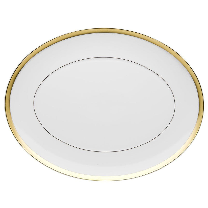 Large Oval Plate- DOMO GOLD Serving Plate Set