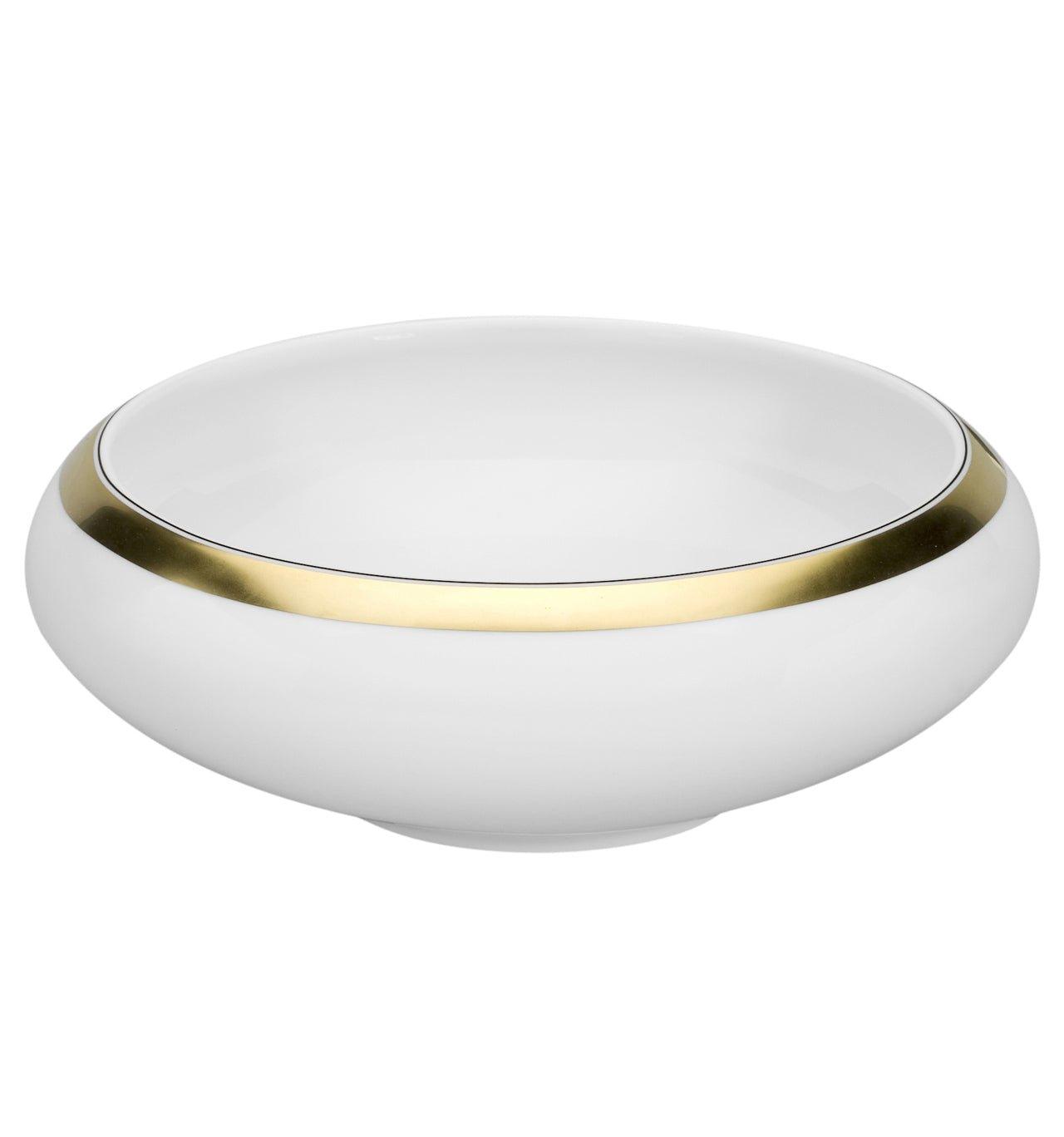 Salad Bowl- DOMO GOLD Serving Plate Set