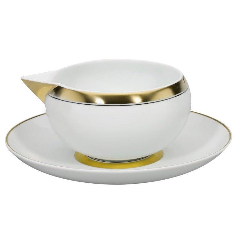 Sauceboat stand- DOMO GOLD Serving Plate Set