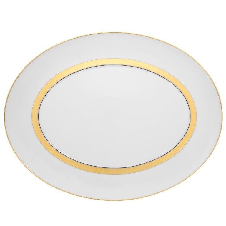 DOMO GOLD - Small Oval Platter - LAZADO
