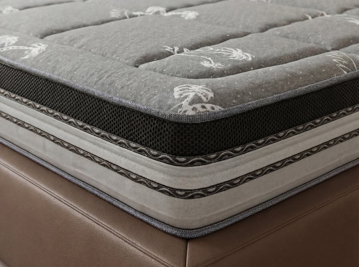 Hybrid mattress with natural latex and independent pocket springs 160×200