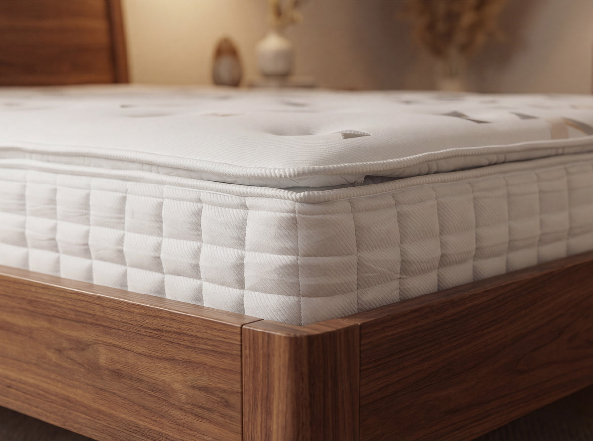 Hybrid mattress with natural latex and independent 7-zone pocket springs 160×200