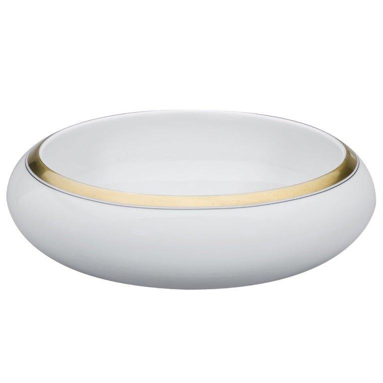 Salad Bowl- DOMO GOLD Serving Plate Set