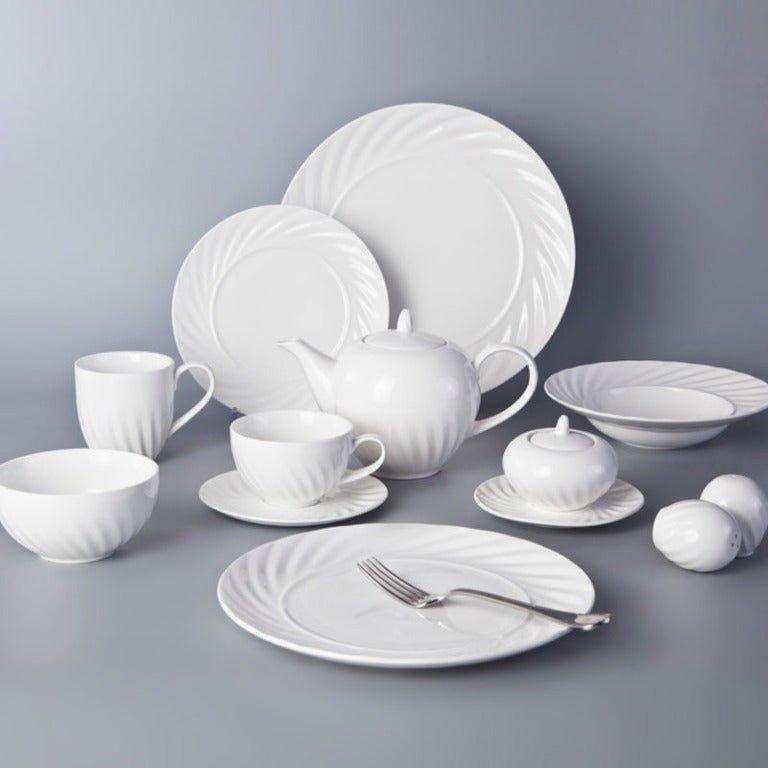 Domo White - Charger Plate (4 plates) by Vista Alegre - Alternate Angle