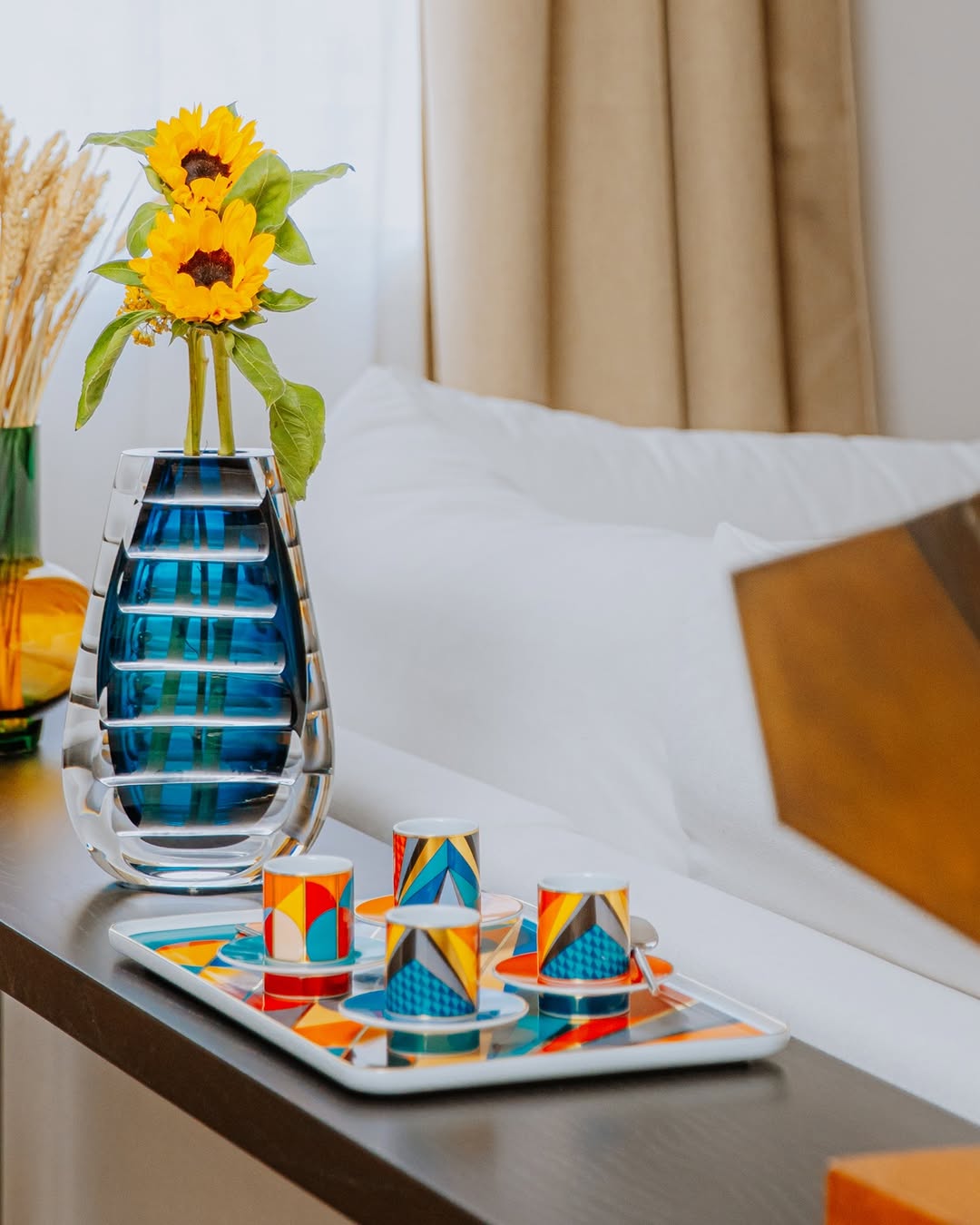 Unica - vase ripple blue by Vista Alegre - Main View