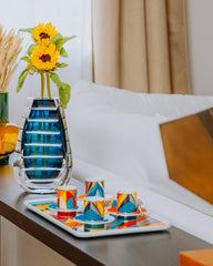 Unica - vase ripple blue by Vista Alegre - Main View