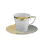 Coffee Set EMERALD (15 Parts) by Vista Alegre - Detail View