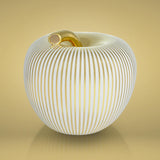 Eva Luxury texture WHITE gold strips large - LAZADO
