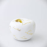 Eva luxury texture SMALL WHITE Love gold by EVA - Detail View