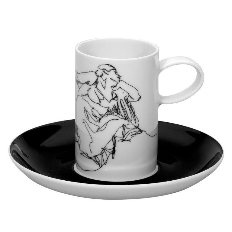 Fado - Set 4 Coffee Cups & Saucers - LAZADO