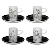 Fado - Set 4 Coffee Cups & Saucers by Vista Alegre - Main View