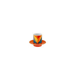 Futurismo - Set of 4 Coffee Cups with Saucers by Vista Alegre - Alternate Angle
