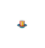 Futurismo - Set of 4 Coffee Cups with Saucers by Vista Alegre - Detail View