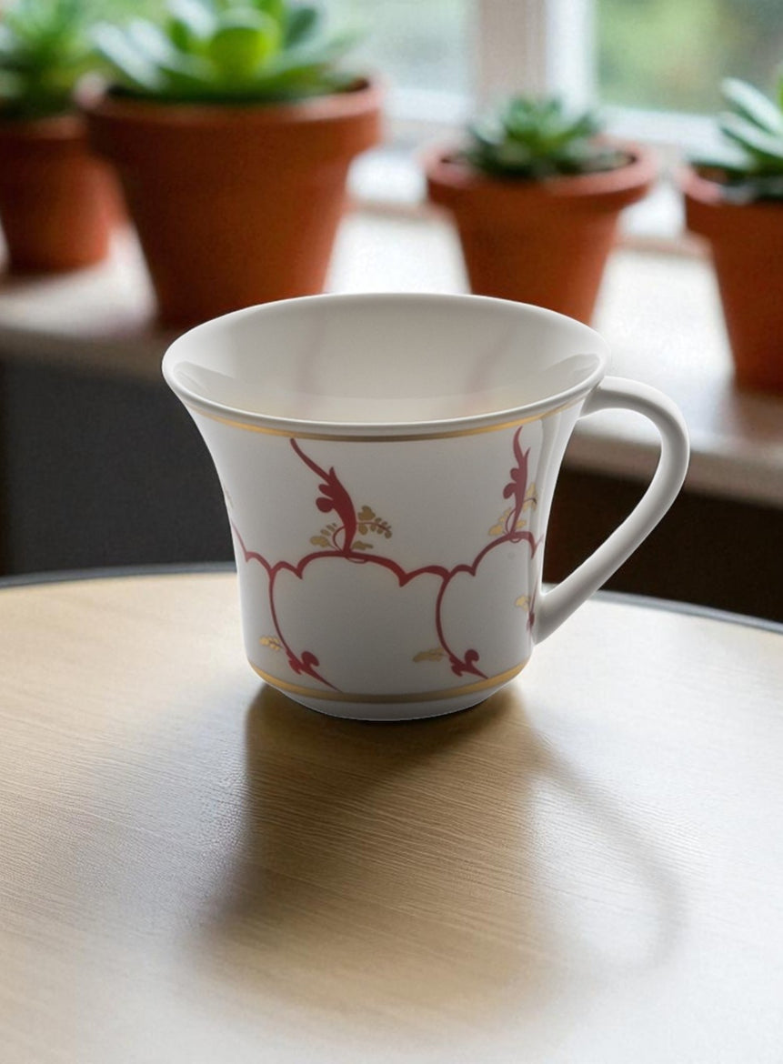 Feston e Cadena Rosso - طقم 6 أكواب إسبريسو مع الصحون