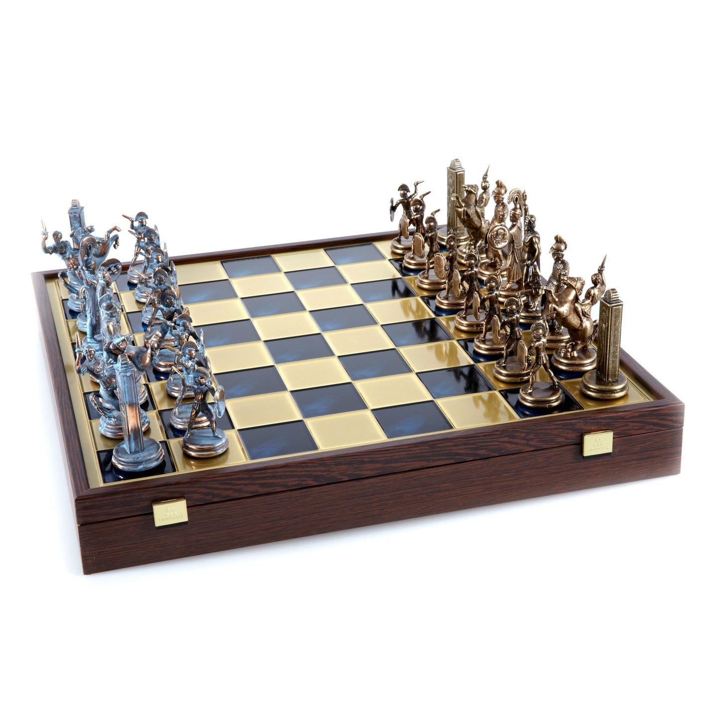 Blue/Brown GREEK MYTHOLOGY CHESS SET (Extra Large) - LAZADO