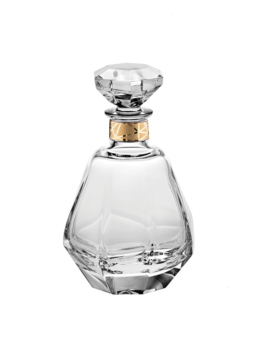 Gemstone - Whisky Decanter With Gold - LAZADO
