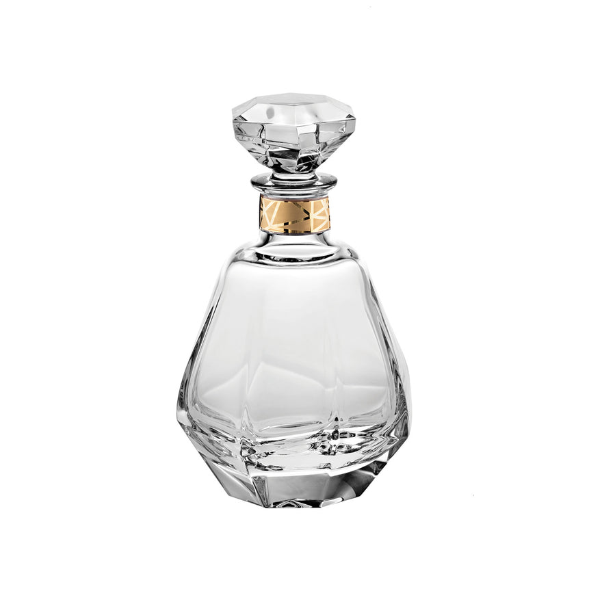 Gemstone - Whisky Decanter With Gold - LAZADO