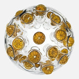 Gennaro,32 spherical glass serving dish by Blueside - Detail View