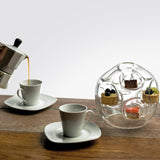 Gennaro,9 spherical glass serving dish by Blueside - Detail View