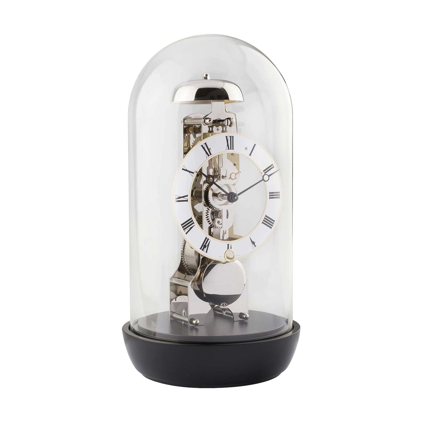 Skeleton Table Clock — Black Base