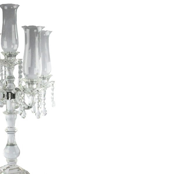 HIGH CRYSTAL CANDLE HOLDER 80CM by Royal Family - Detail View
