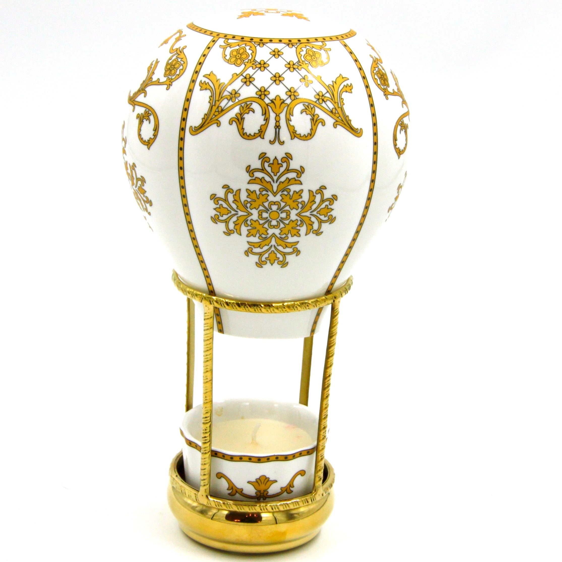 HOT AIR BALLOON "FABERGE DREAM" GOLD AND WHITE by Royal Family - Main View