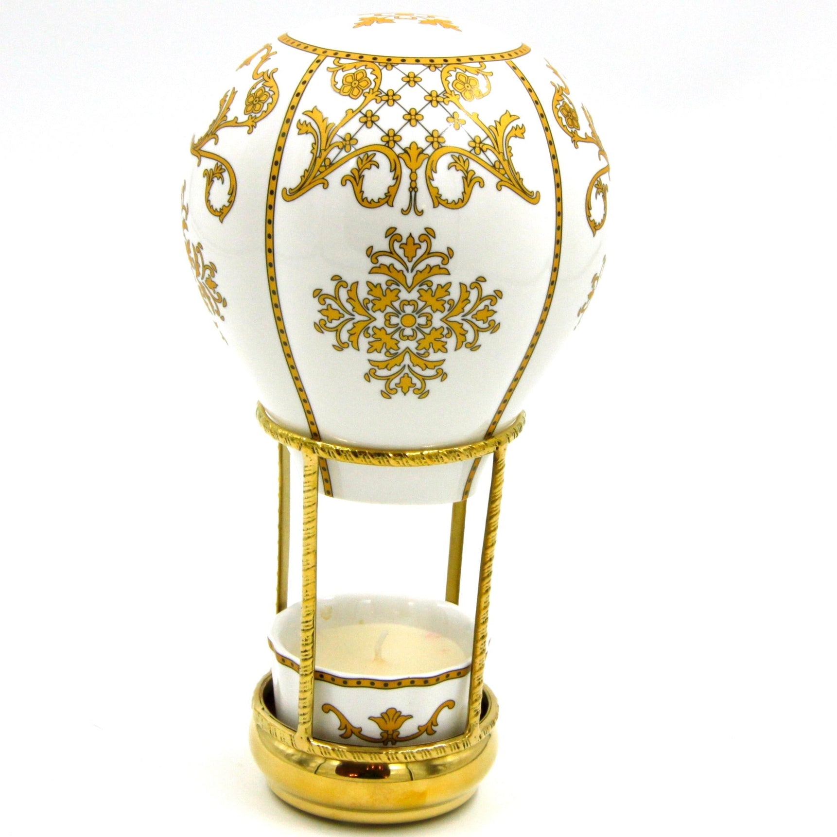 HOT AIR BALLOON "FABERGE DREAM" GOLD AND WHITE - LAZADO