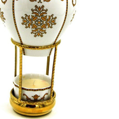 HOT AIR BALLOON "FABERGE DREAM" GOLD AND WHITE by Royal Family - Alternate Angle